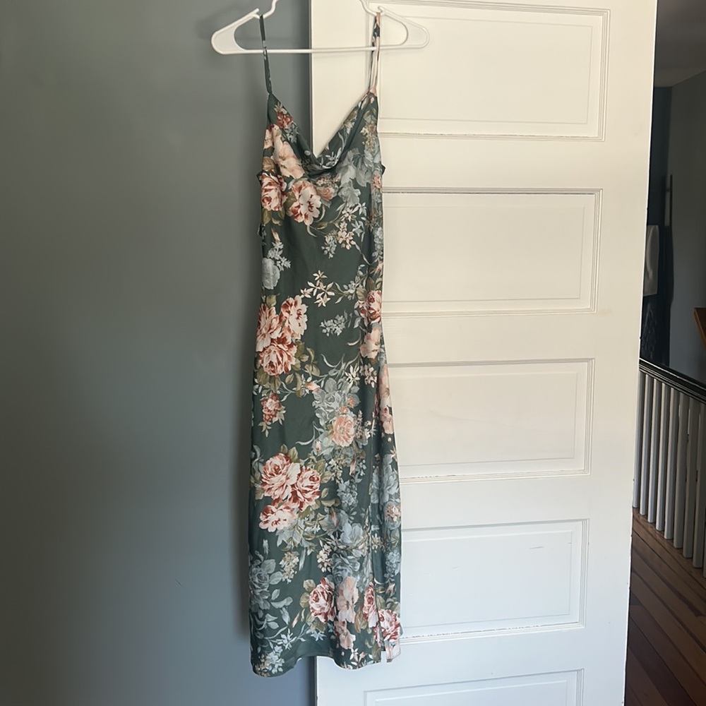 Petal & Pup Satin Scoop Neck Dress